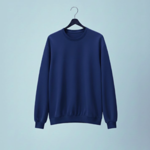 navy blue sweatshirt
