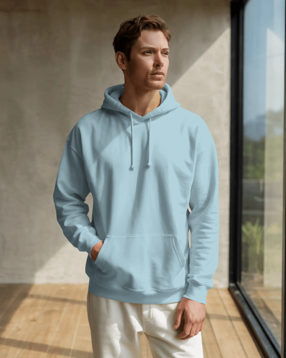 BABY BLUE HOODIE