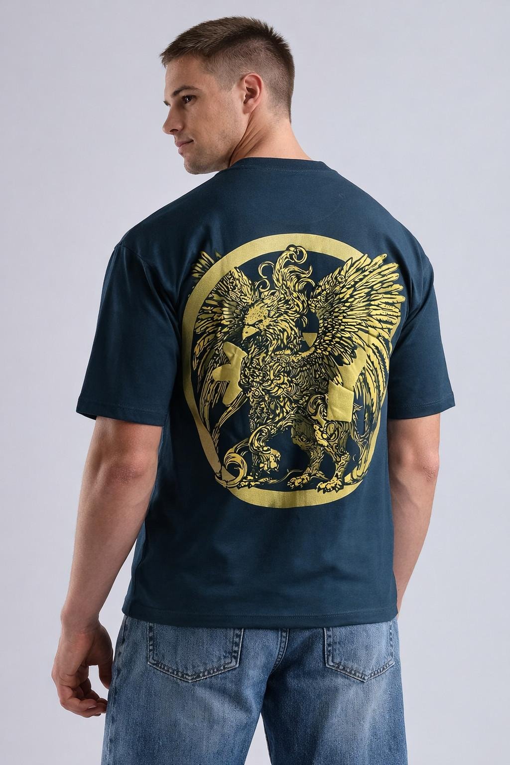 Puff Print Oversized T Shirt