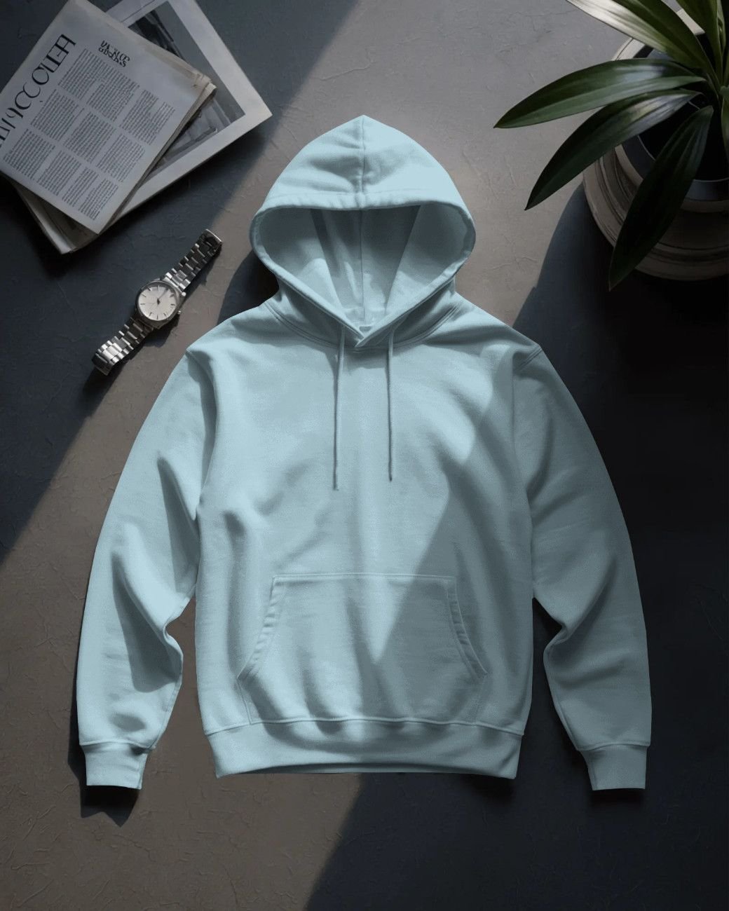 baby blue hoodie
