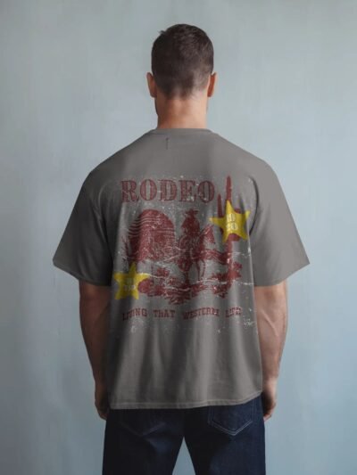 Rodeo Spirit – Oversized Western Tee
