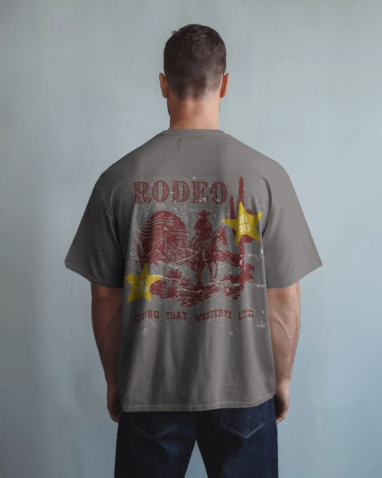Rodeo Spirit – Oversized Western Tee Rodeo Spirit – Oversized Western Tee