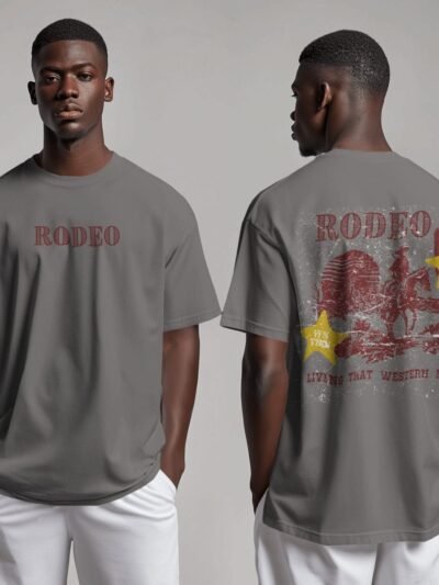 Rodeo Spirit – Oversized Western Tee