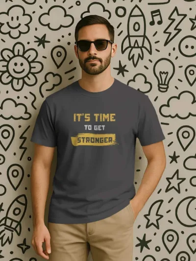 Time to Get Stronger – Motivation Tee