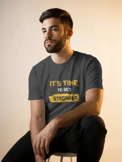 Time to Get Stronger – Motivation Tee