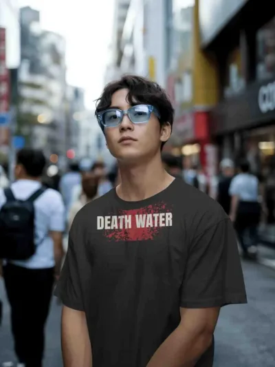 Death Water Croc Rage – Oversized Graphic Tee