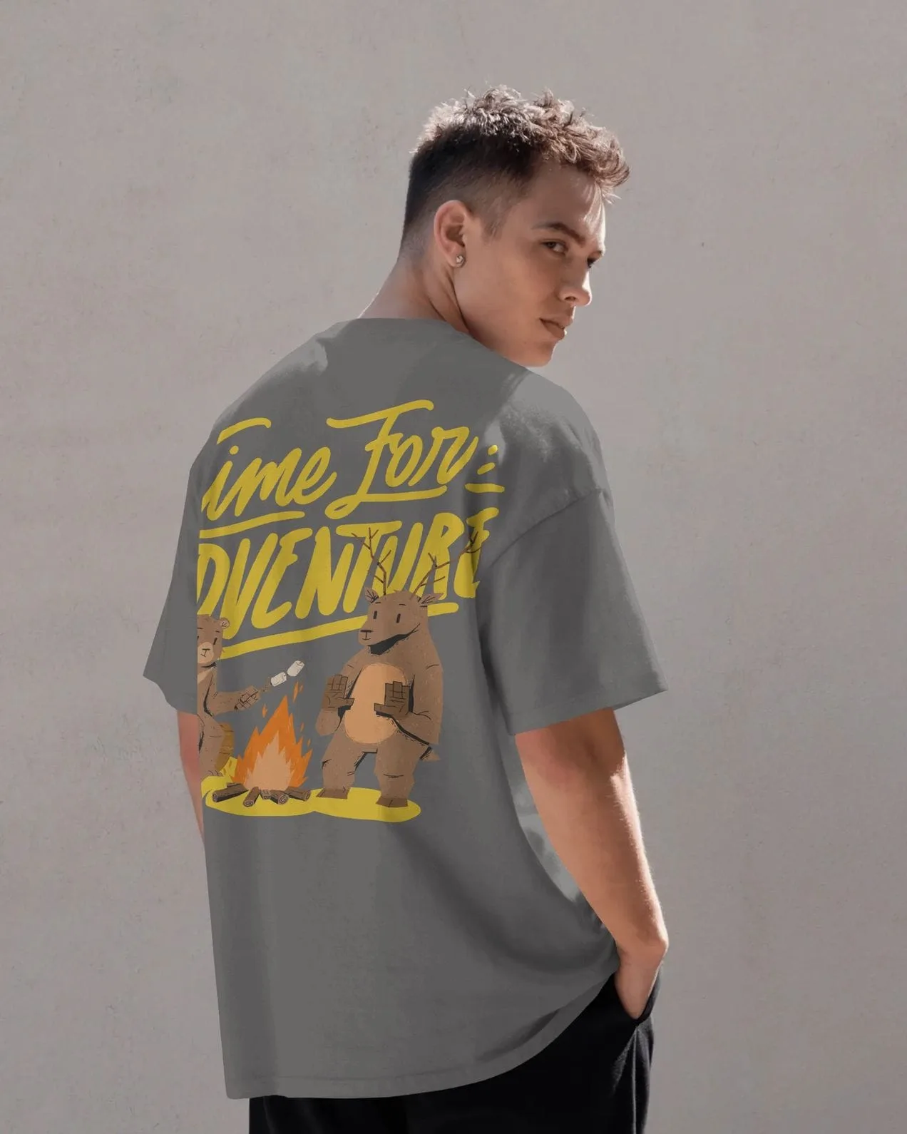 Time for Adventure – Oversized Street Tee Time for Adventure – Oversized Street Tee