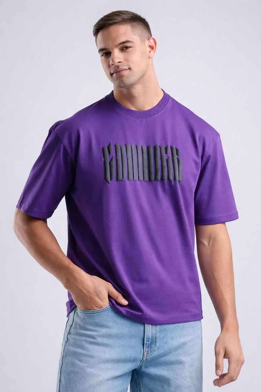 Panther Puff Print Oversized T-Shirt Panther Puff Print Oversized T-Shirt