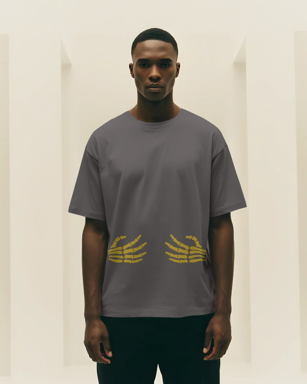 Rebellious Grip – Oversized Street Tee Rebellious Grip – Oversized Street Tee