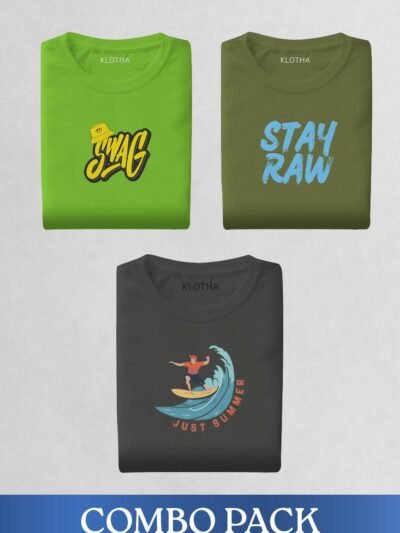 Premium Cotton Combo Graphic Print pack of 3