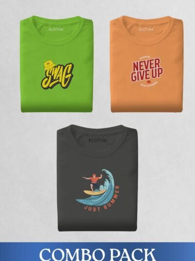 Premium Cotton Combo Graphic Print pack of 3