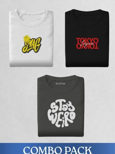 Premium Cotton Combo Graphic Print pack of 3