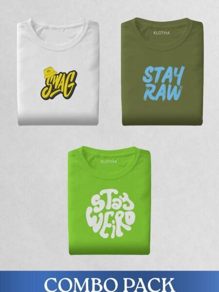 Premium Cotton Combo Graphic Print pack of 3
