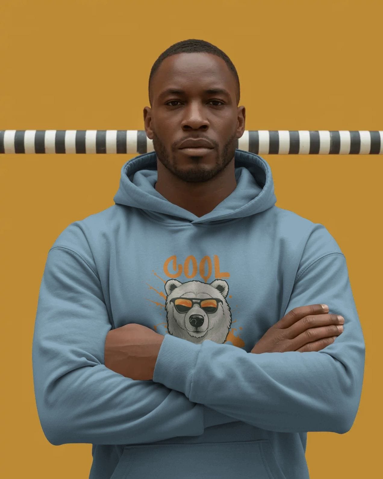 Cool Bear Street Cotton Hoodie Cool Bear Street Cotton Hoodie