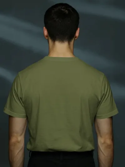 Classic Solid Olive Green T-Shirt