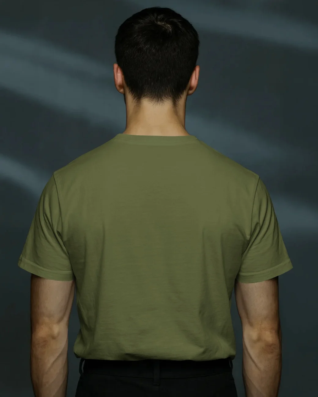 Classic Solid Olive Green T-Shirt Classic Solid Olive Green T-Shirt