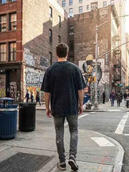 Midnight Grit Acid Wash T-Shirt