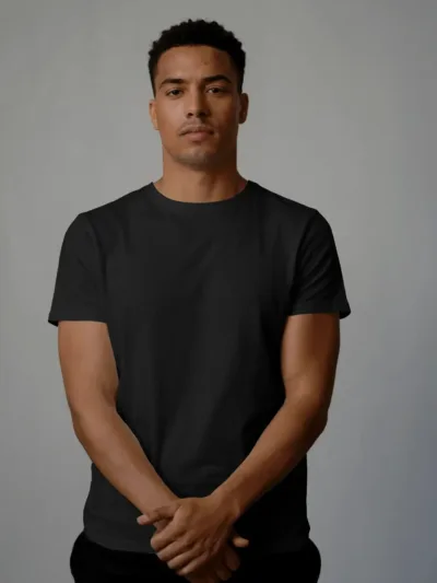 Classic Solid Black T-Shirt