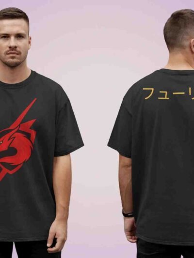 Crimson Dragon Oversized Tee