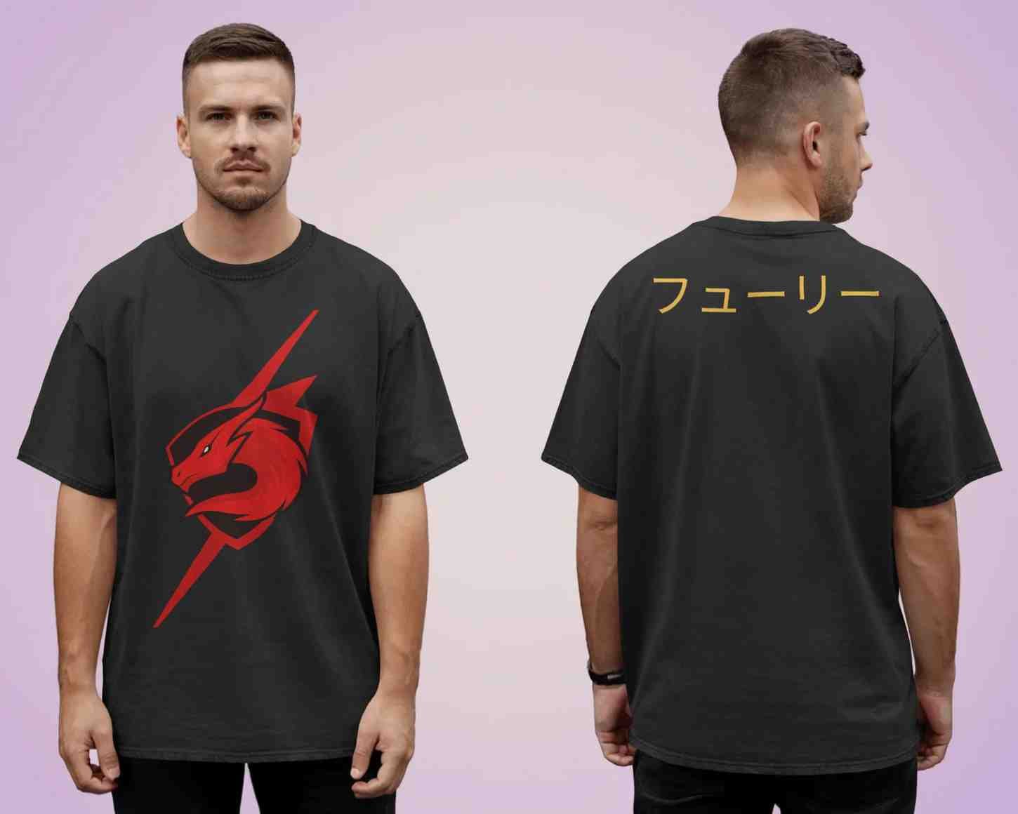 Crimson Dragon Oversized Tee Crimson Dragon Oversized Tee