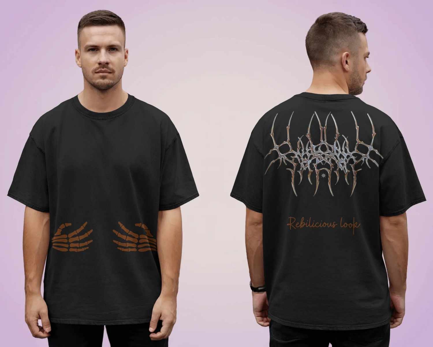 Rebellious Grip – Oversized Street Tee Rebellious Grip – Oversized Street Tee