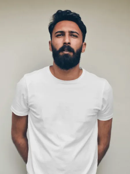 Classic-solid-white-T-shirt