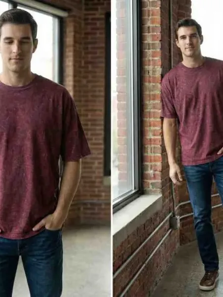 Vintage Ember Acid Wash T-Shirt