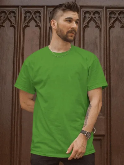Classic Solid Kiwi Green T-Shirt