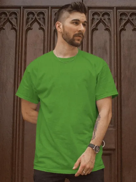 Classic Solid Kiwi Green T-Shirt