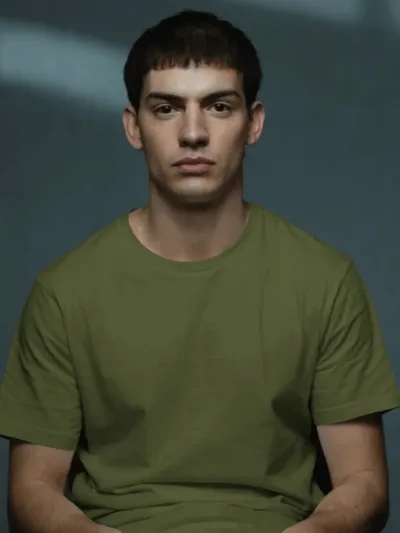 Classic Solid Olive Green T-Shirt