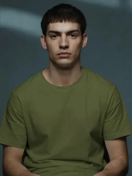 Classic Solid Olive Green T-Shirt