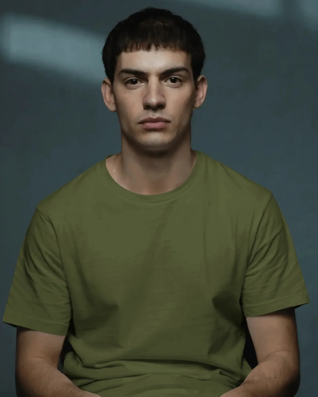 Classic Solid Olive Green T-Shirt Classic Solid Olive Green T-Shirt