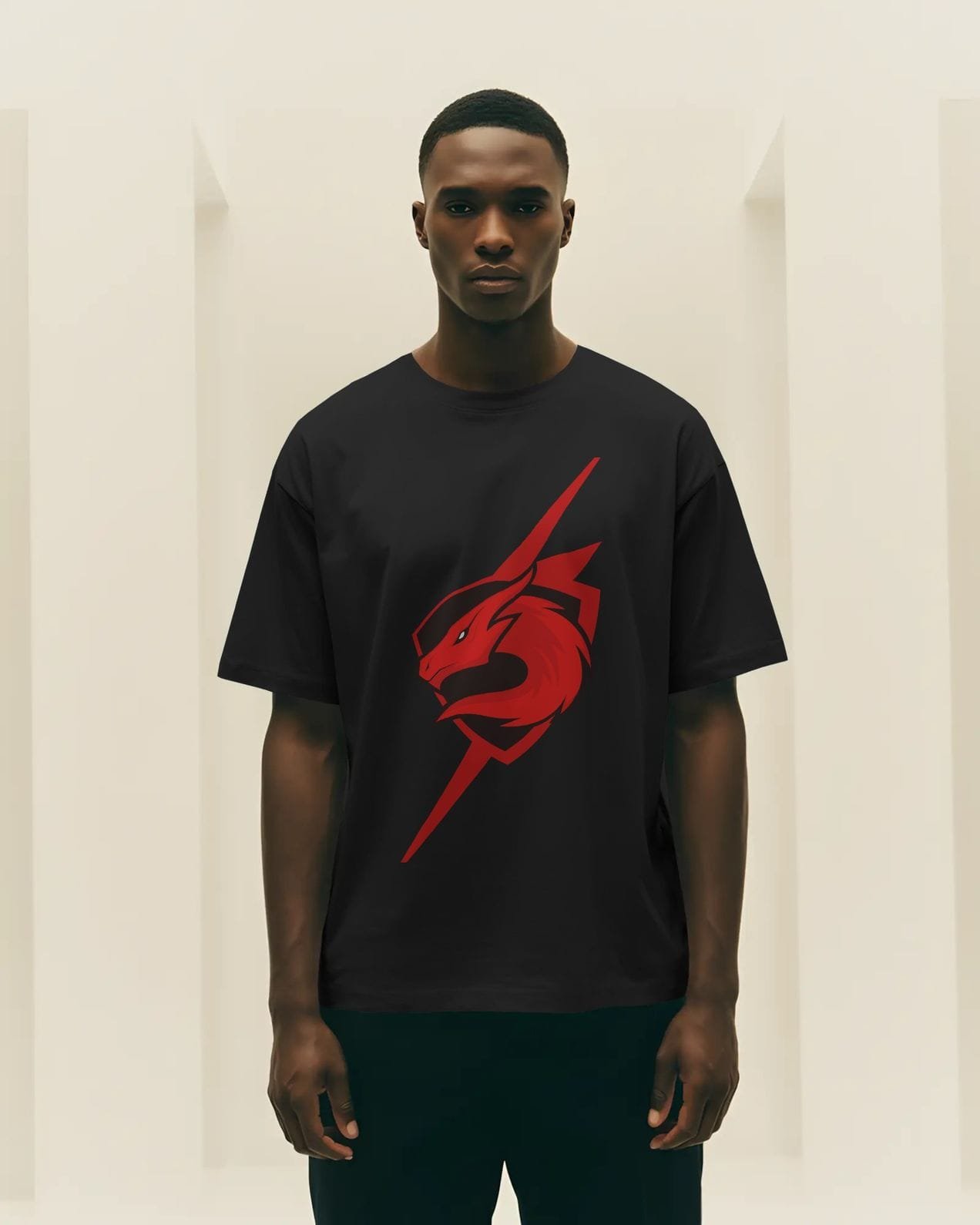 Crimson Dragon Oversized Tee Crimson Dragon Oversized Tee