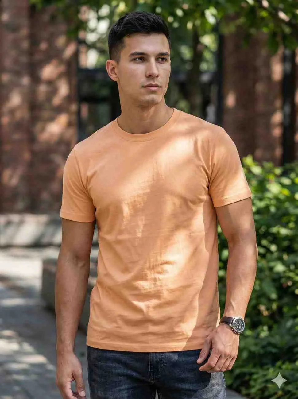 Classic Solid Tangerine T-Shirt Classic Solid Tangerine T-Shirt