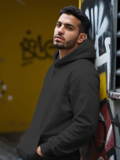 Classic Plain Pullover Hoodie