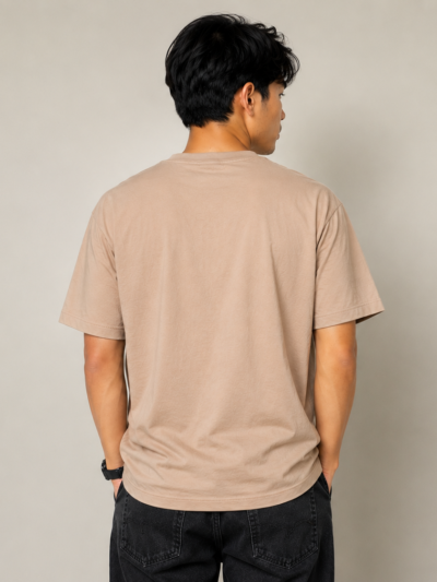 Sand Beige Oversized T-Shirt