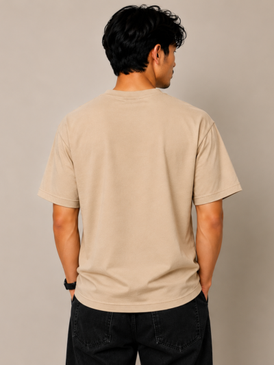 Classic Beige Oversized T-Shirt