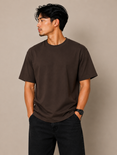Dark Cocoa Relaxed Fit Tee