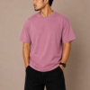 Dusty Rose Relaxed Fit Oversized Tee