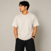 Minimal Off-White Oversized T-Shirt