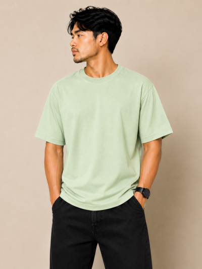 Mint Pista Relaxed Fit Tee