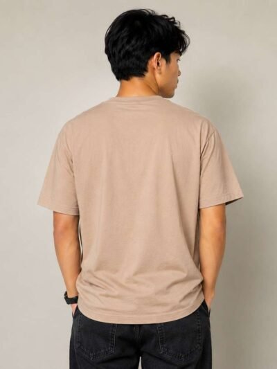 Sand Beige Oversized T-Shirt