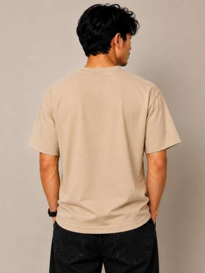 Classic Beige Oversized T-Shirt