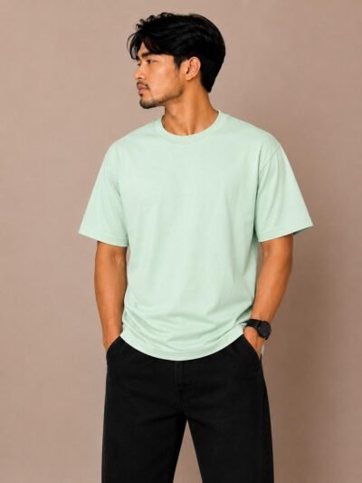 Mint Pista Relaxed Fit Tee