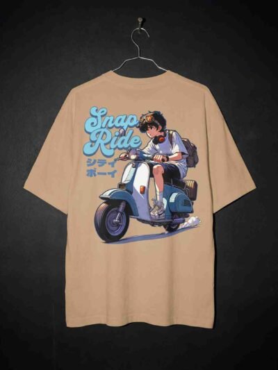 Snap Ride Oversized Tee – City Boy Edition