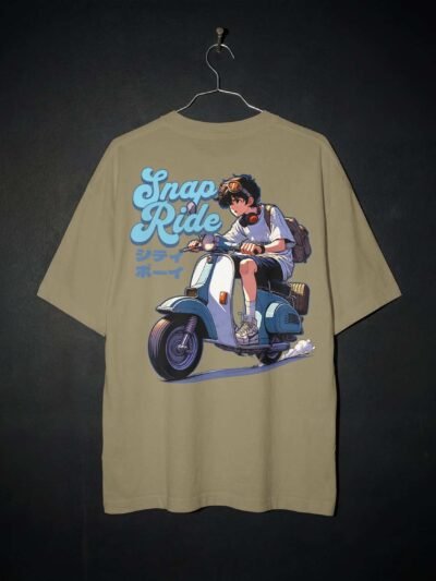 Snap Ride Oversized Tee – City Boy Edition