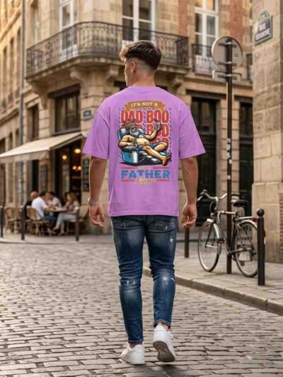 Father Figure Oversized Tee – Dad Bod Edition