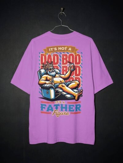 Father Figure Oversized Tee – Dad Bod Edition