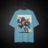 Cyber Detective Oversized T-Shirt – Futuristic Robot Edition
