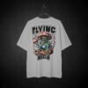 Flying High Oversized Tee – Psychedelic Skater Edition